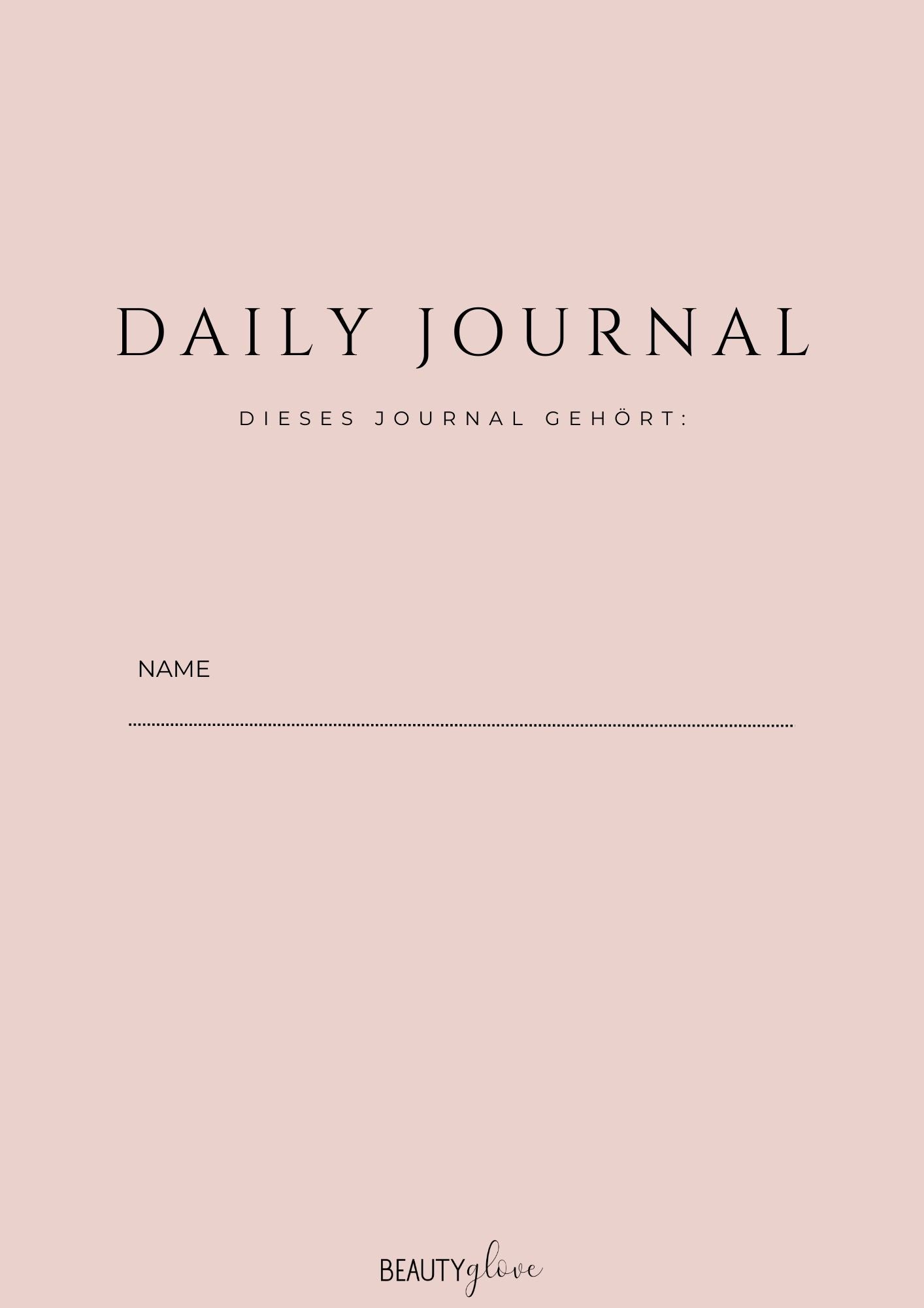 Kostenloses Beautyglove Tagesjournal - Digital