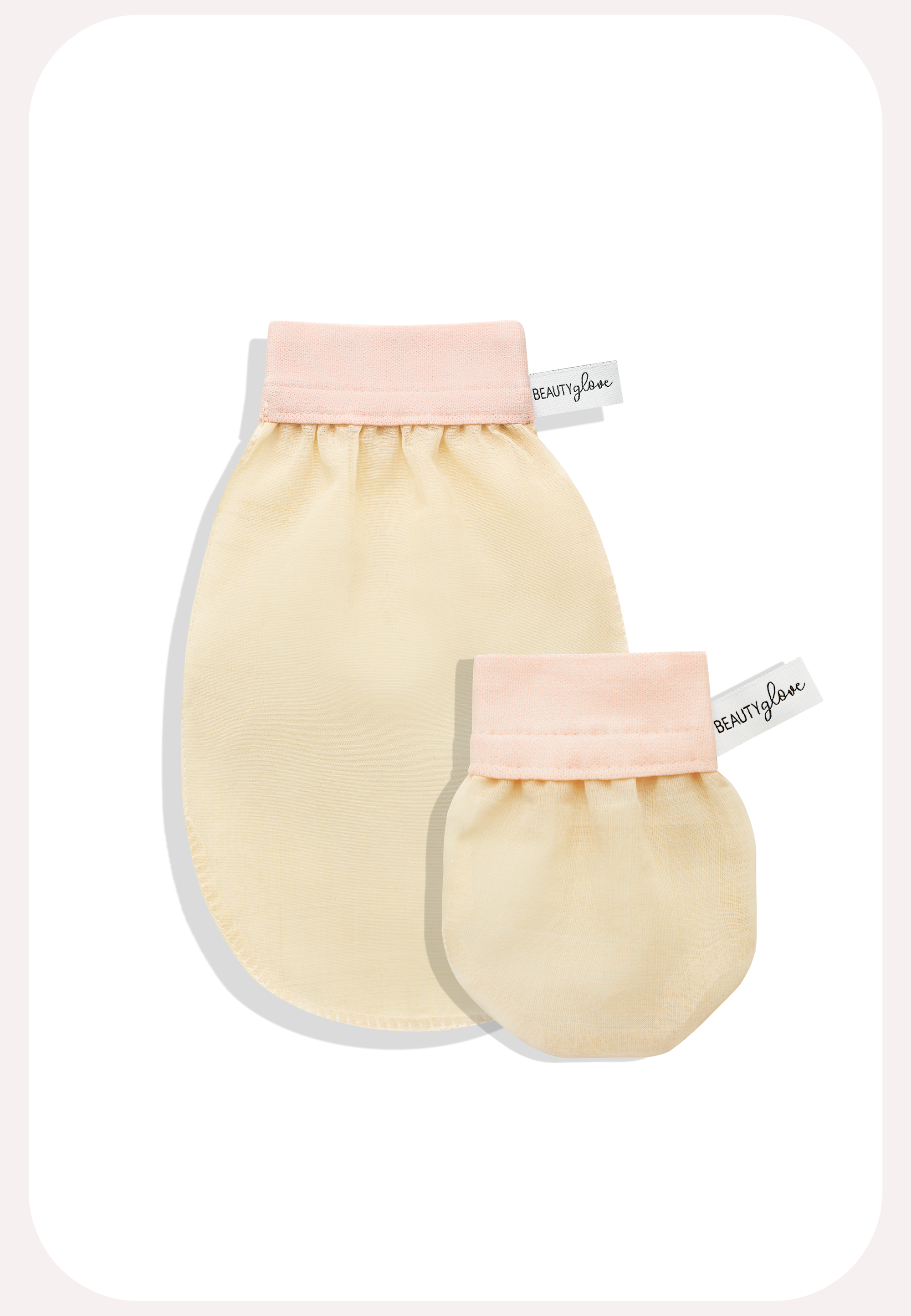 BEAUTYglove BODY + FACE – gants exfoliants en soie turque naturelle.